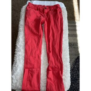 Scarlet Boulevard sz. 25 red/ coral jeans. Great pair, comfortable